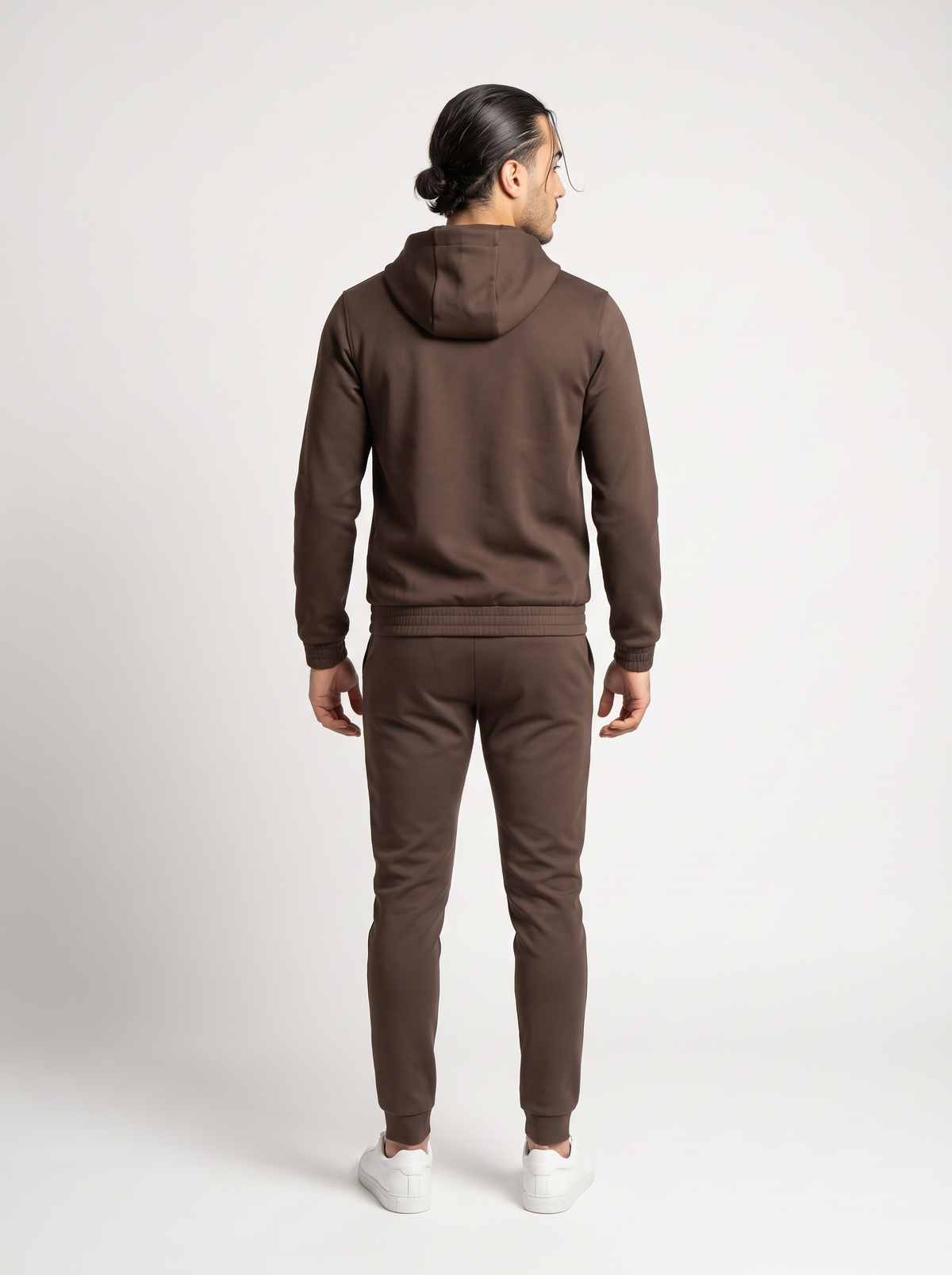 Cirine Hooded Tech Suit – Brown