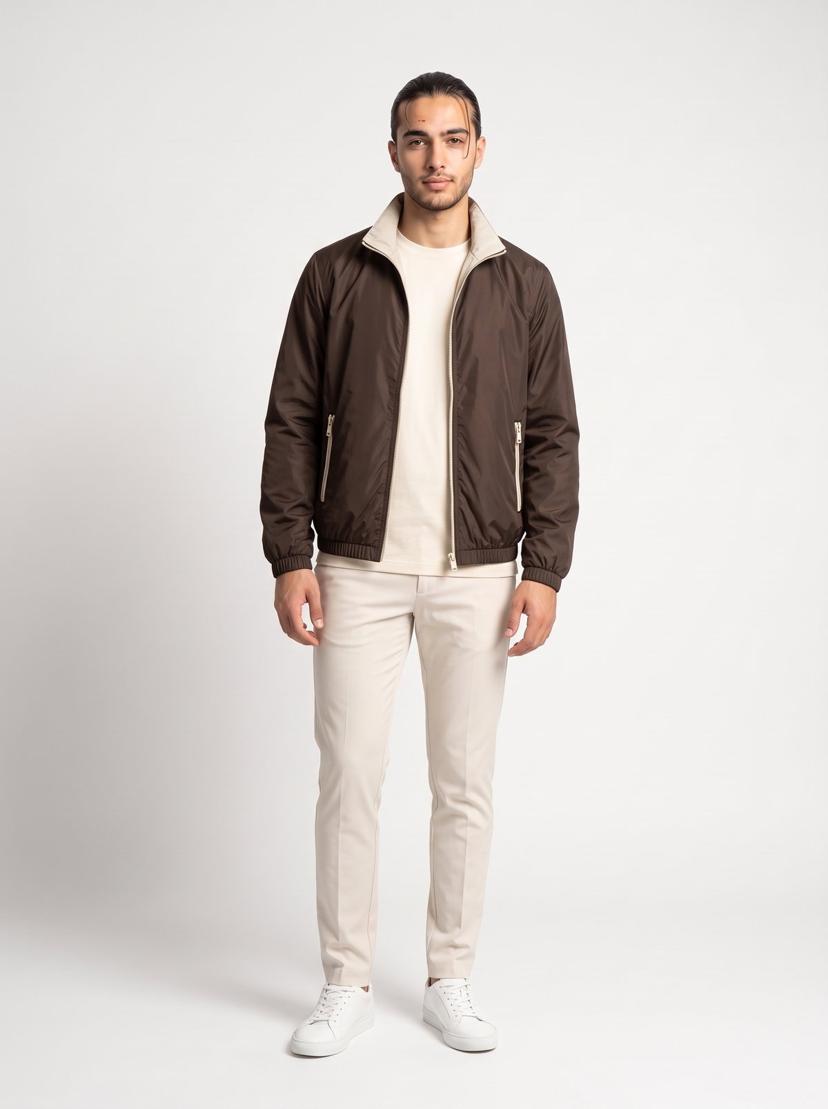 Cirine Reversible Jacket – Brown