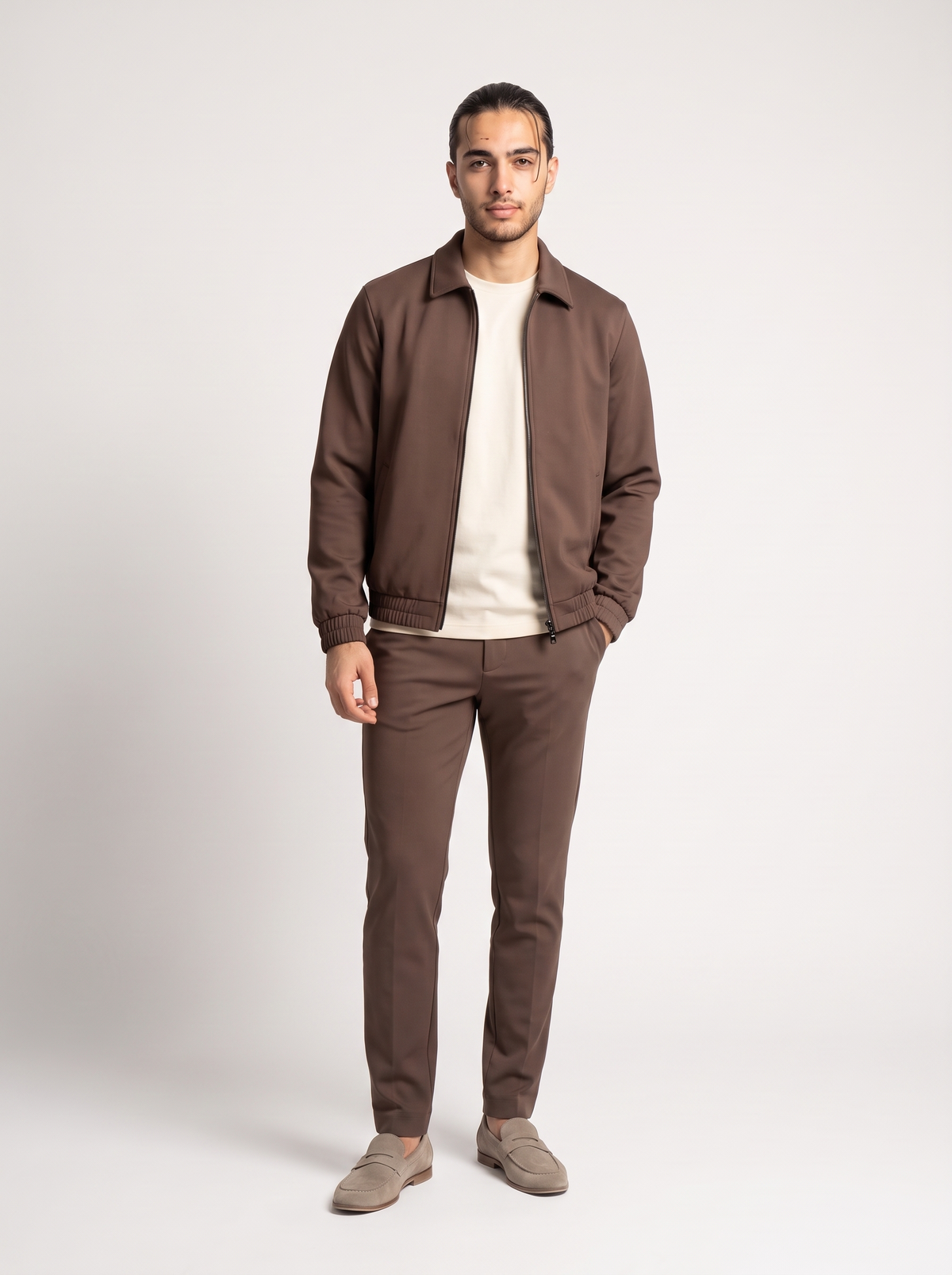 Cirine Tech Suit – Brown