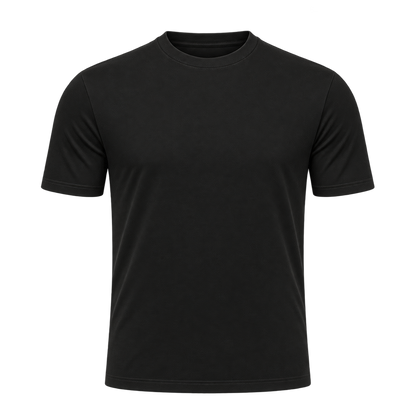Cirine Shiny T-Shirt – Black