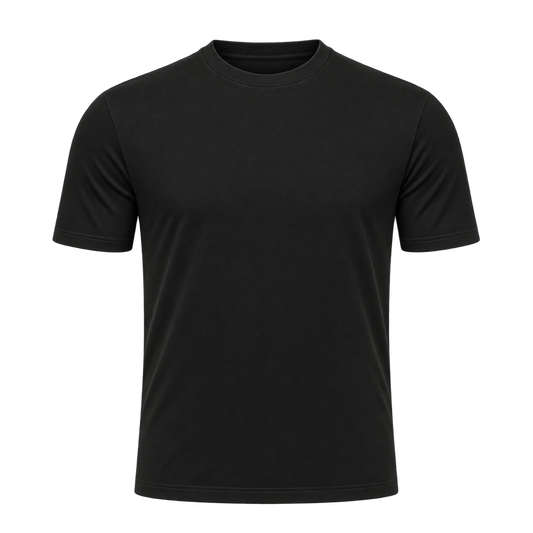 Cirine Shiny T-Shirt – Black