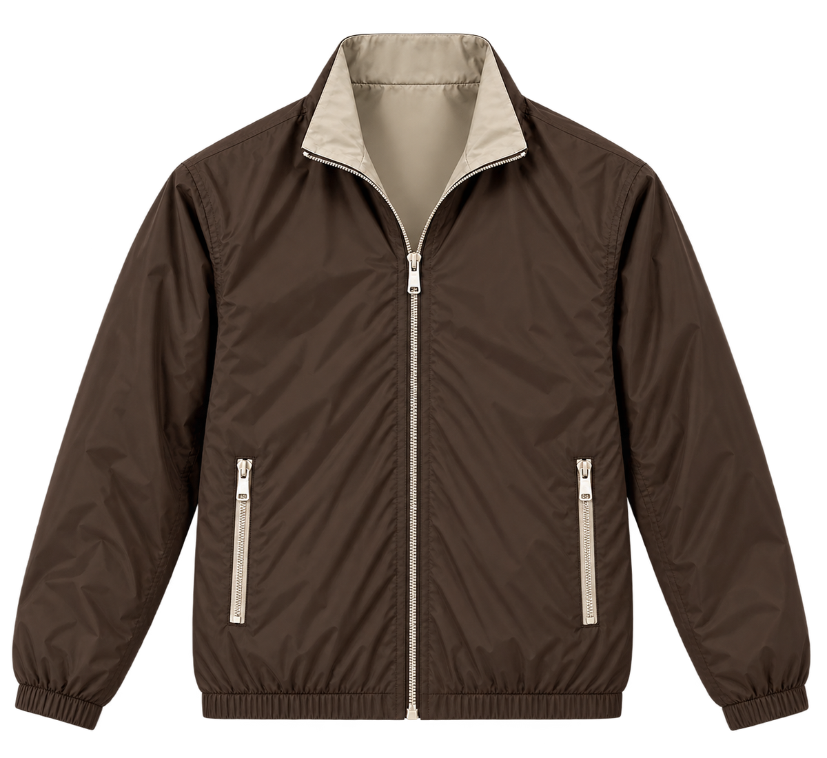 Cirine Reversible Jacket – Brown
