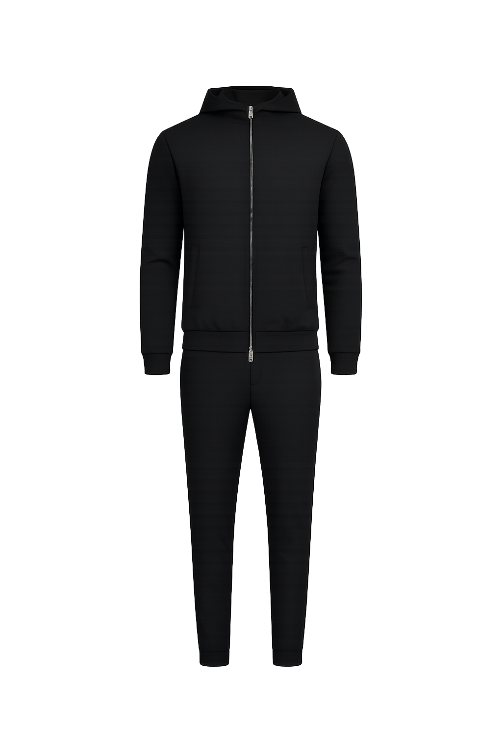 CIRINE HOODED TECH SUIT BLACK