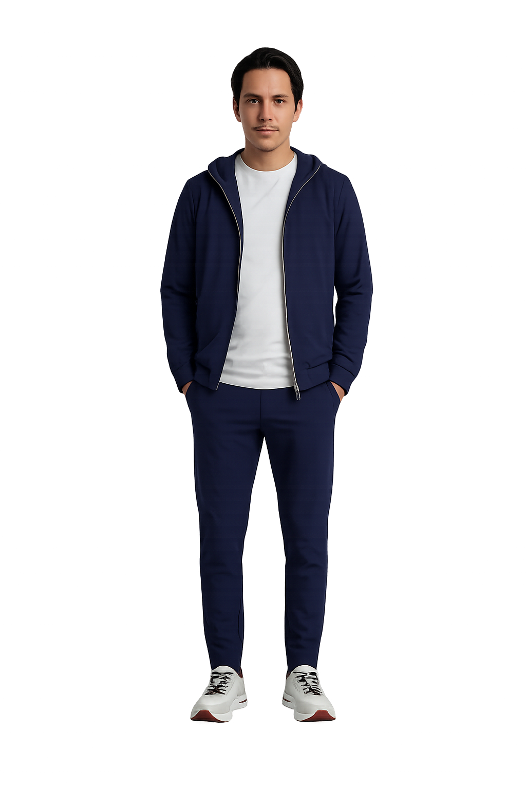 CIRNE HOODED TECH SUIT MARIN