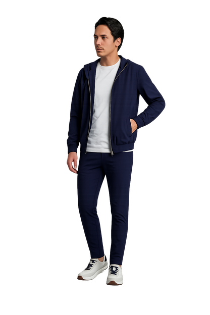 CIRNE HOODED TECH SUIT MARIN