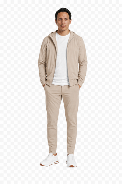 CIRNE HOODED TECH SUIT BEIGE