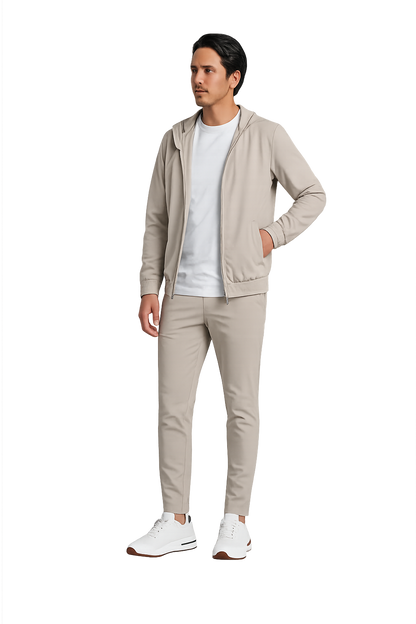CIRNE HOODED TECH SUIT BEIGE